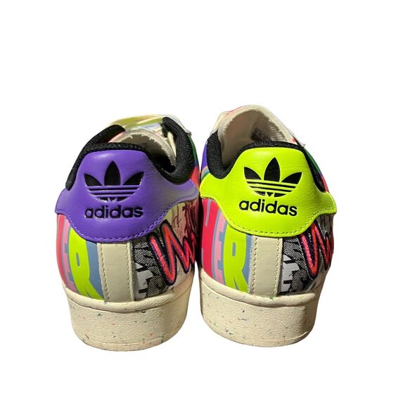 Adidas Superstar Mens 12 Kris Andrew Y2K Graffiti Sneakers GX6395 Streetwear - Picture 6 of 12